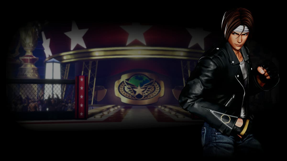 KOFXV Profile Background Kyo Kusanagi