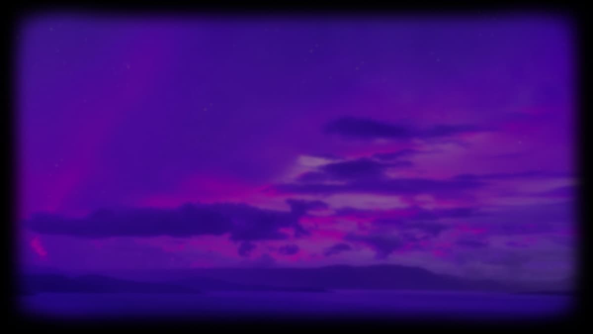 Purple sunset