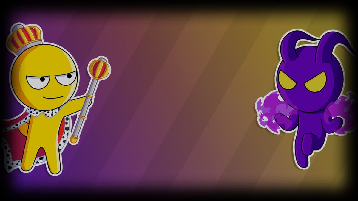 King & Negative Background