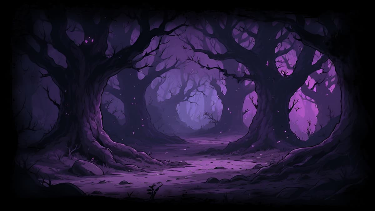 Haunted Forest Purple