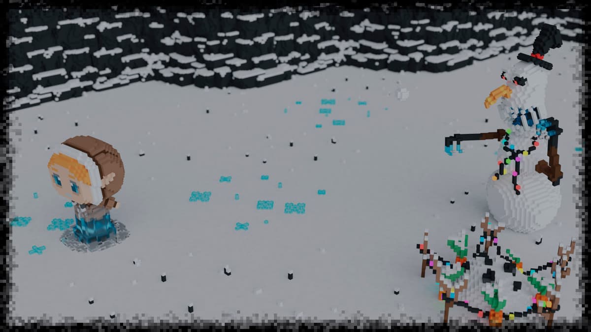 Caught by a snowman