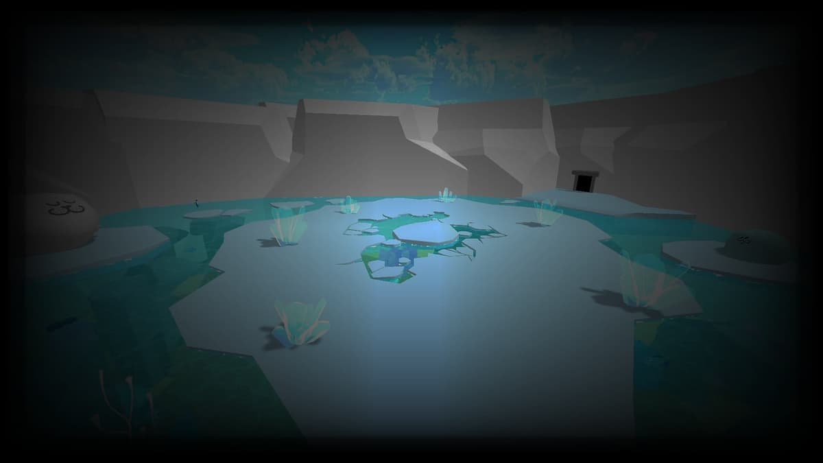 Ice Lake Background