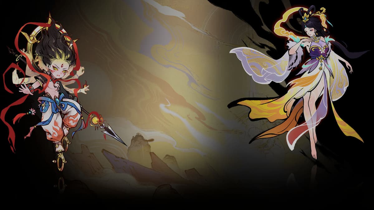 Divine Nezha and Chang Er the Goddess