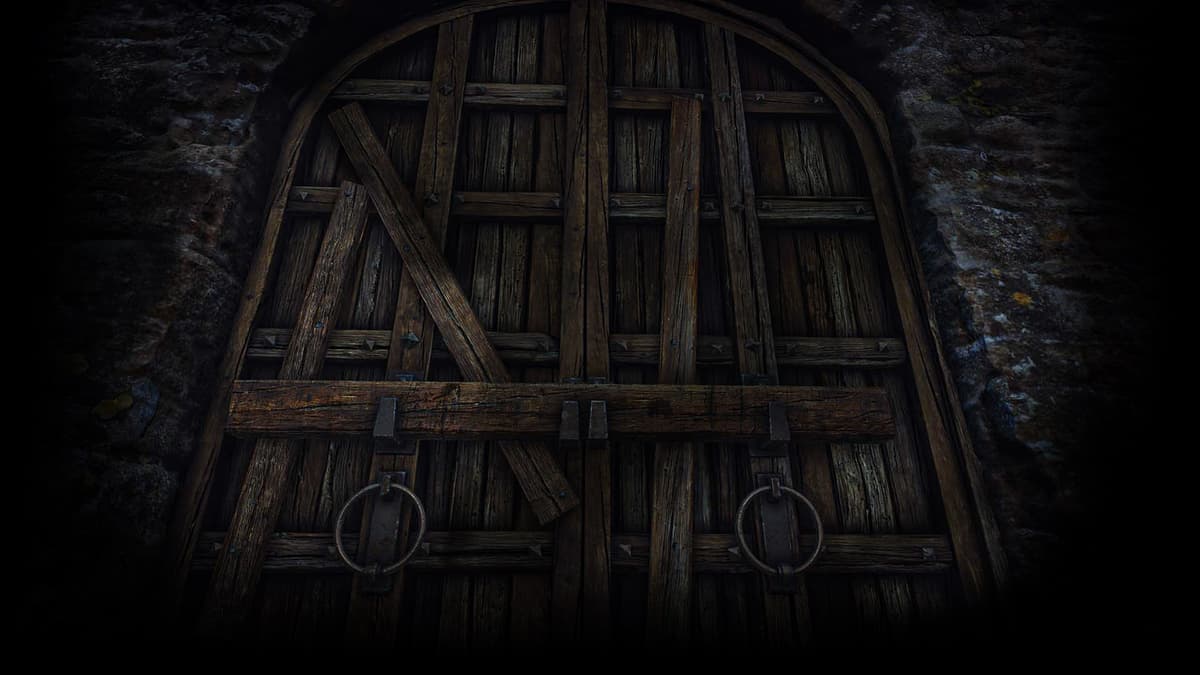 At the gate