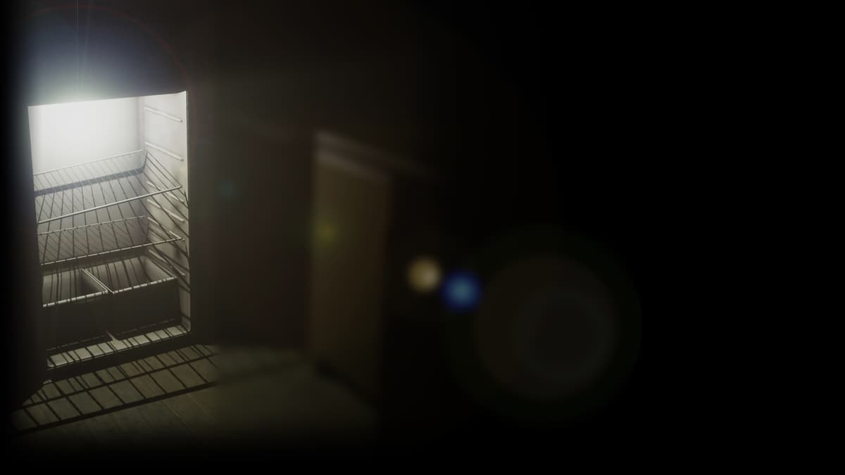 Fridge at night