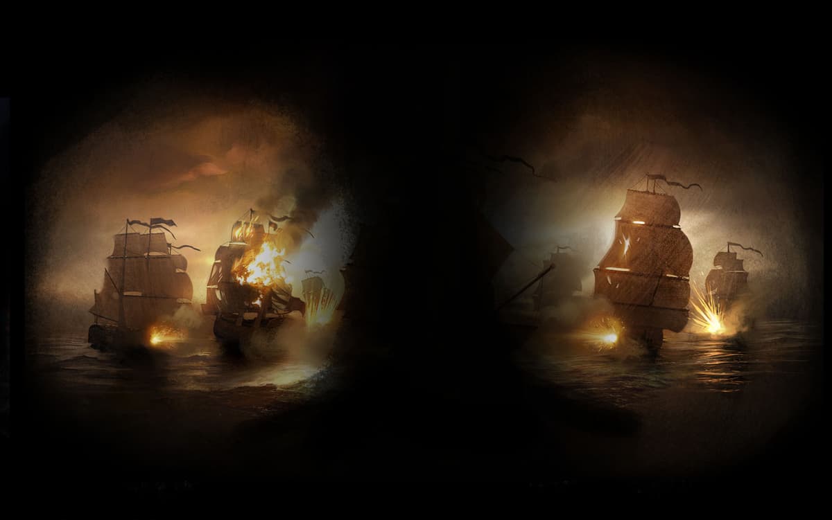 Naval Battle (Profile Background)
