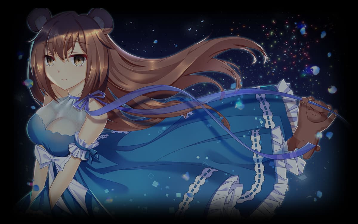 Puff in evening dress