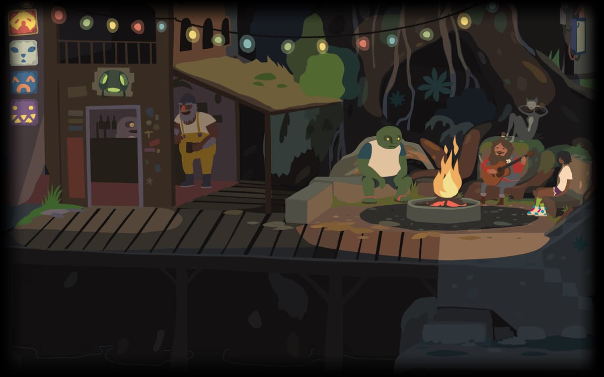 Fireside jammin'