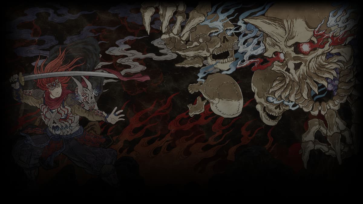 "GetsuFumaDen: Undying Moon" Key art (Profile Background)