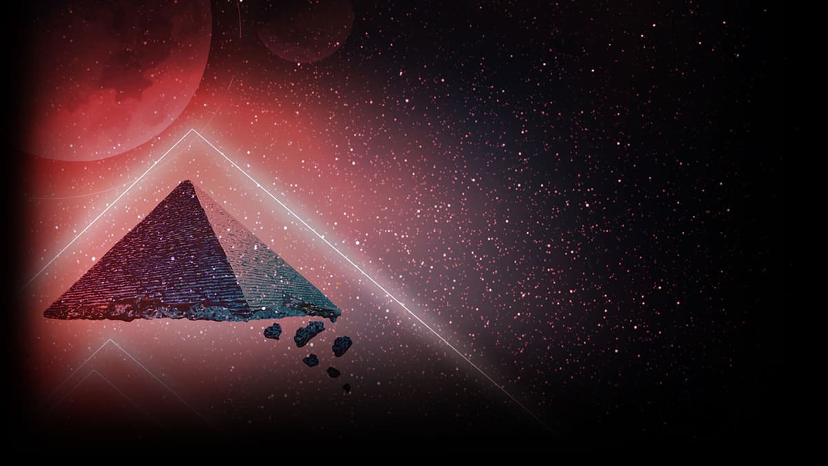 Pyramid from the outer space