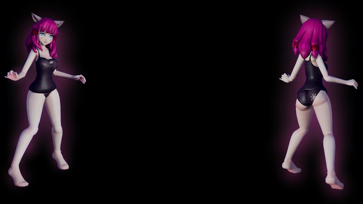 The swimsuit girl (Profile Background)