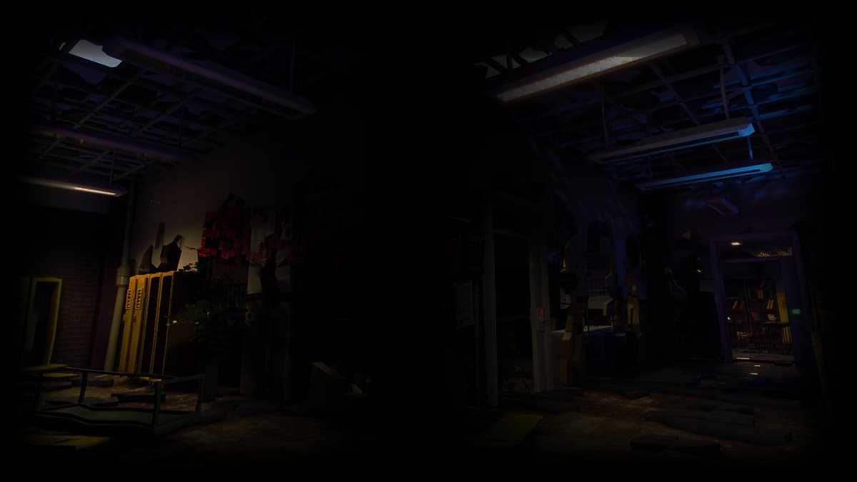 School Hall at night