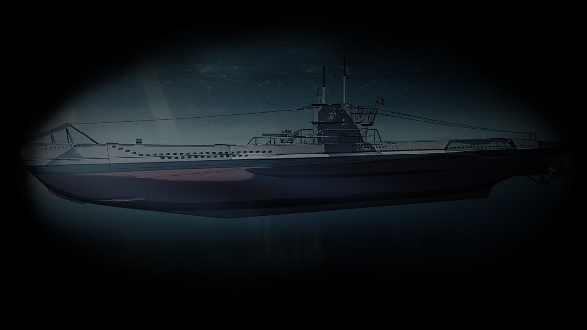 U-Boat Type VIIB (Profile Background)