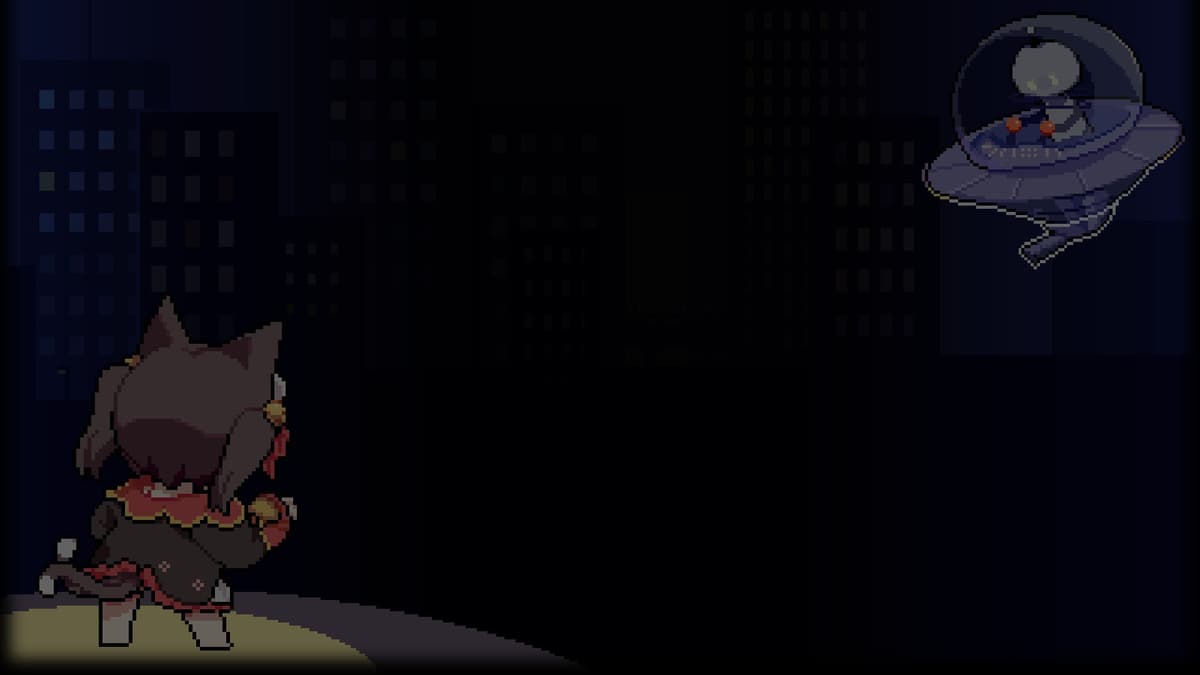 Fighting bitmap cat