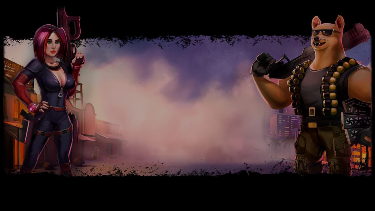 Jessica and Brutal Dog Background