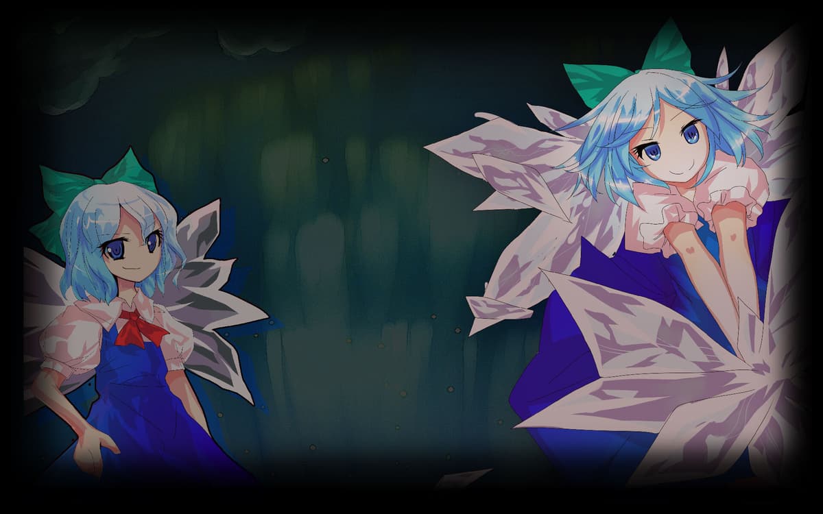 Cirno (Profile Background)
