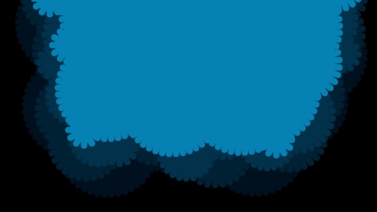 Vignettes - tall blue background