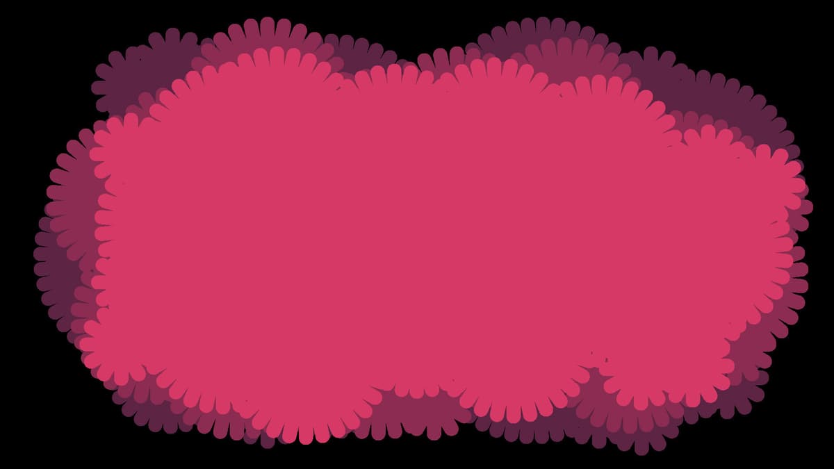 Vignettes - splash red background