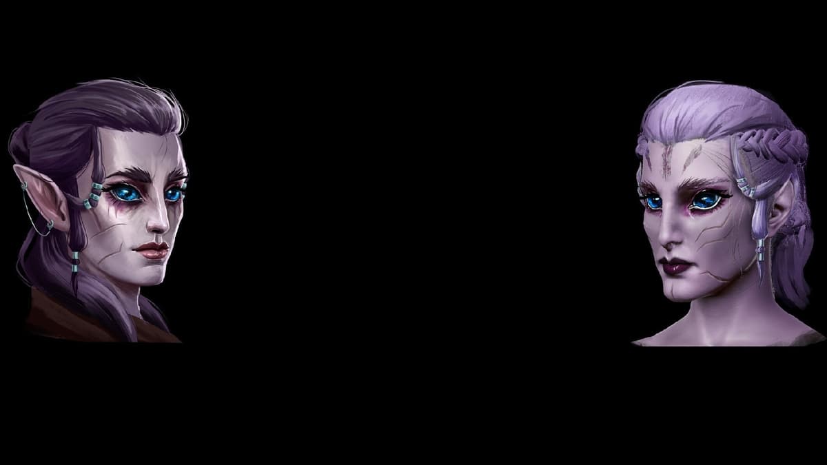 En trois quarts (Profile Background)