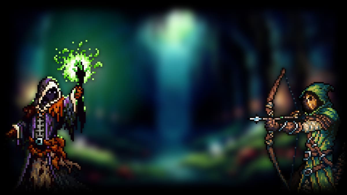 Characters - Necromancer and Archer