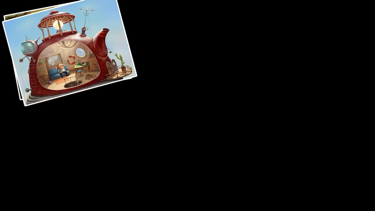The Tiny Background - Sea teapot