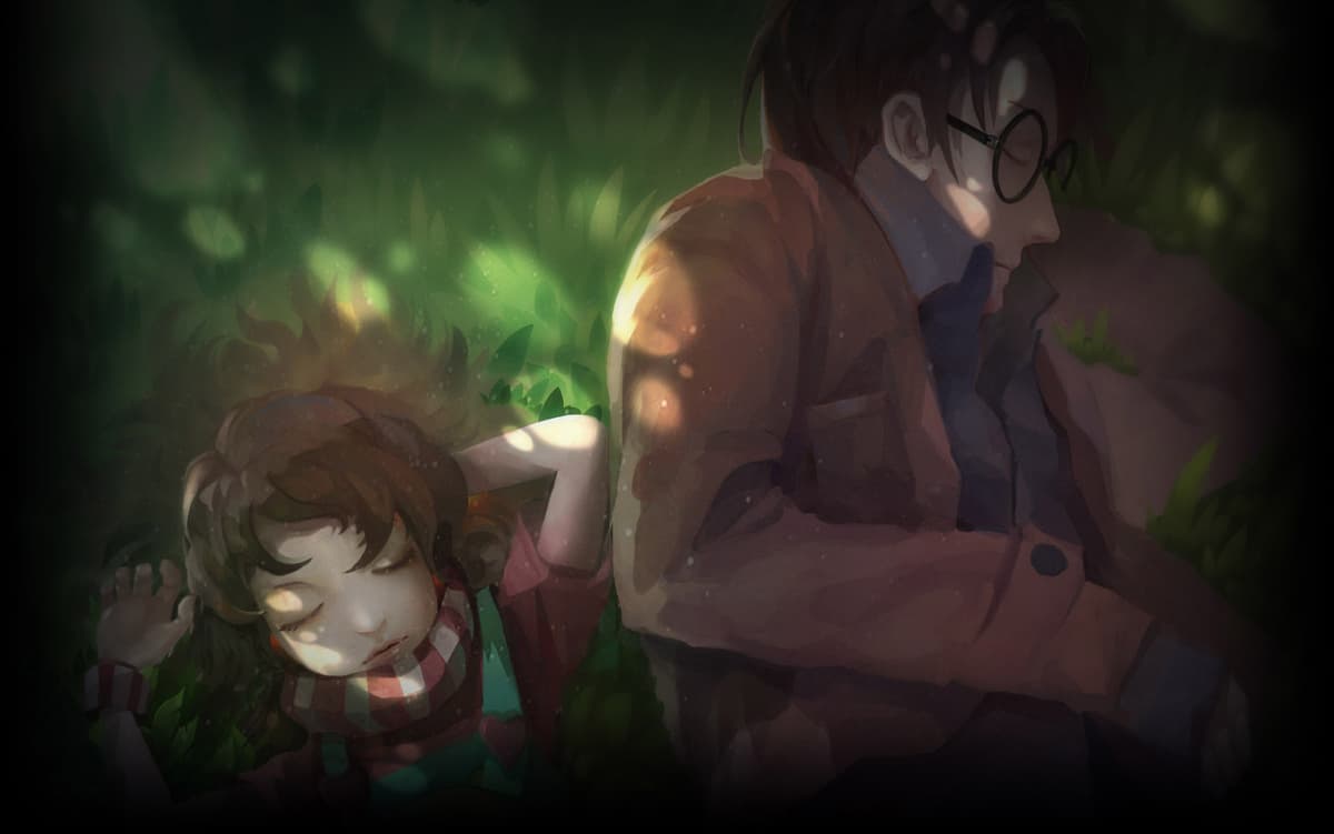 Sleep on the grass