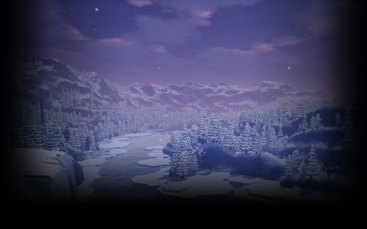 Winter forest (Profile Background)