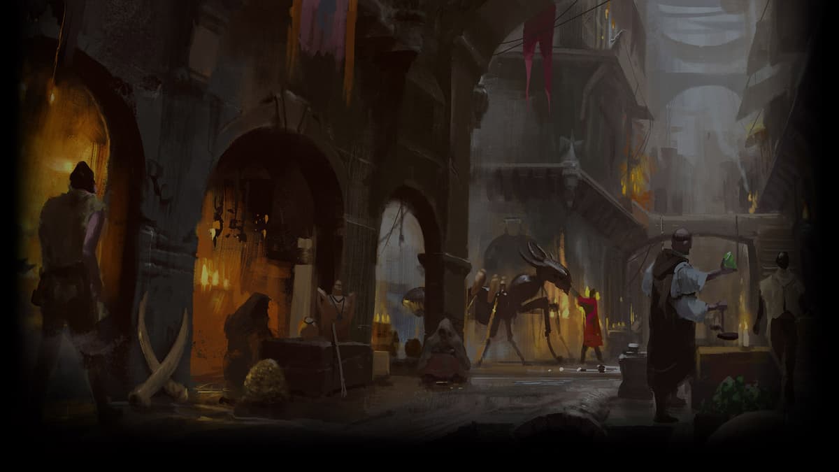 Bustling Markets