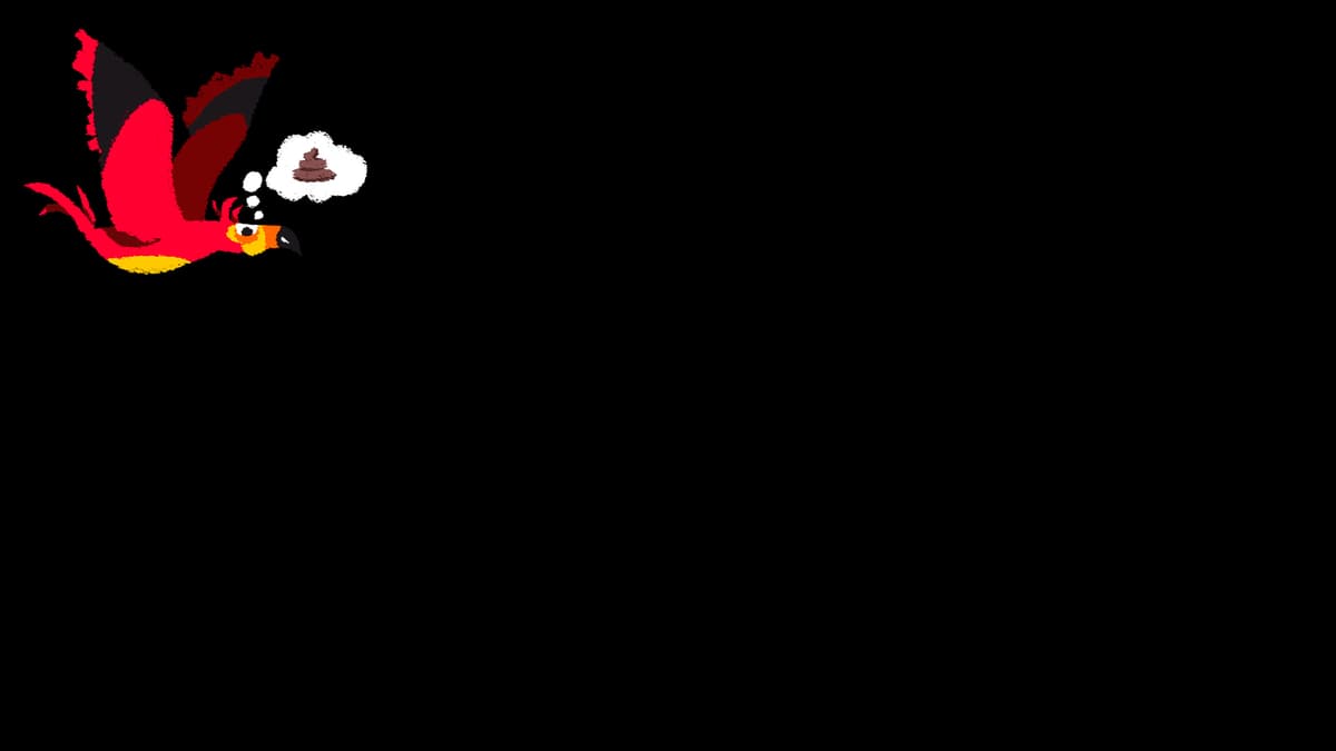 Pooping Bird (Profile Background)
