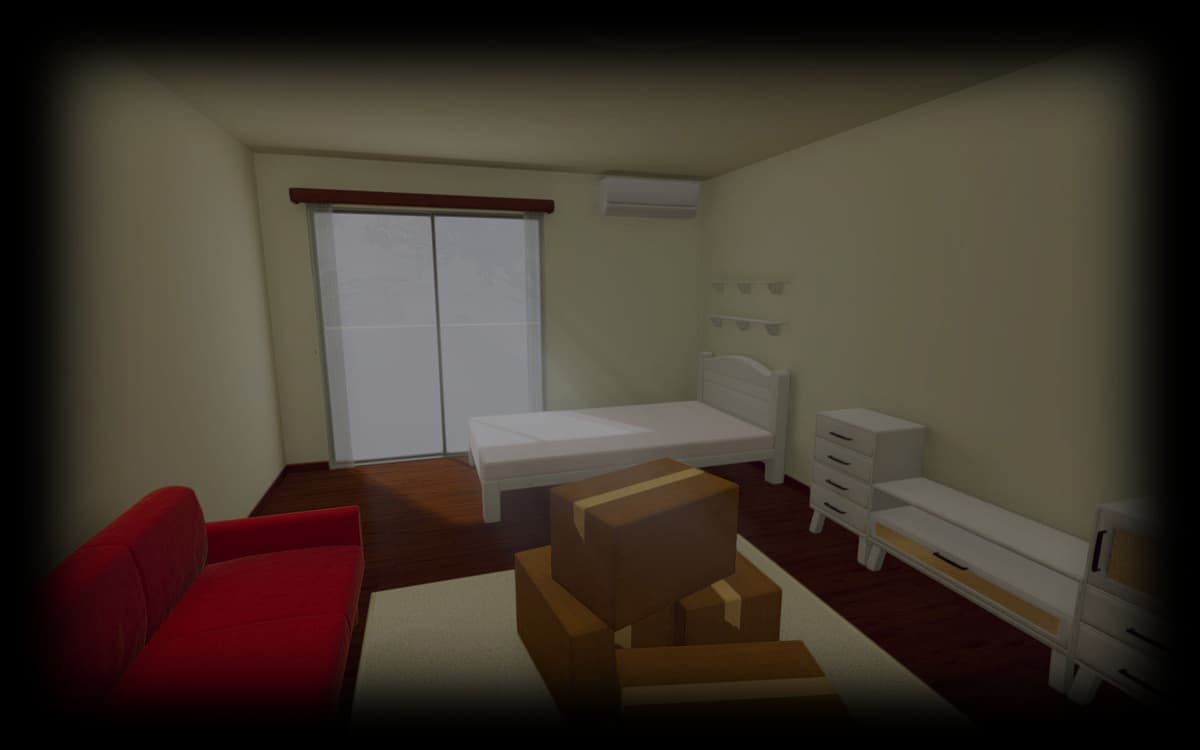 ItazuraVR background Vacant room