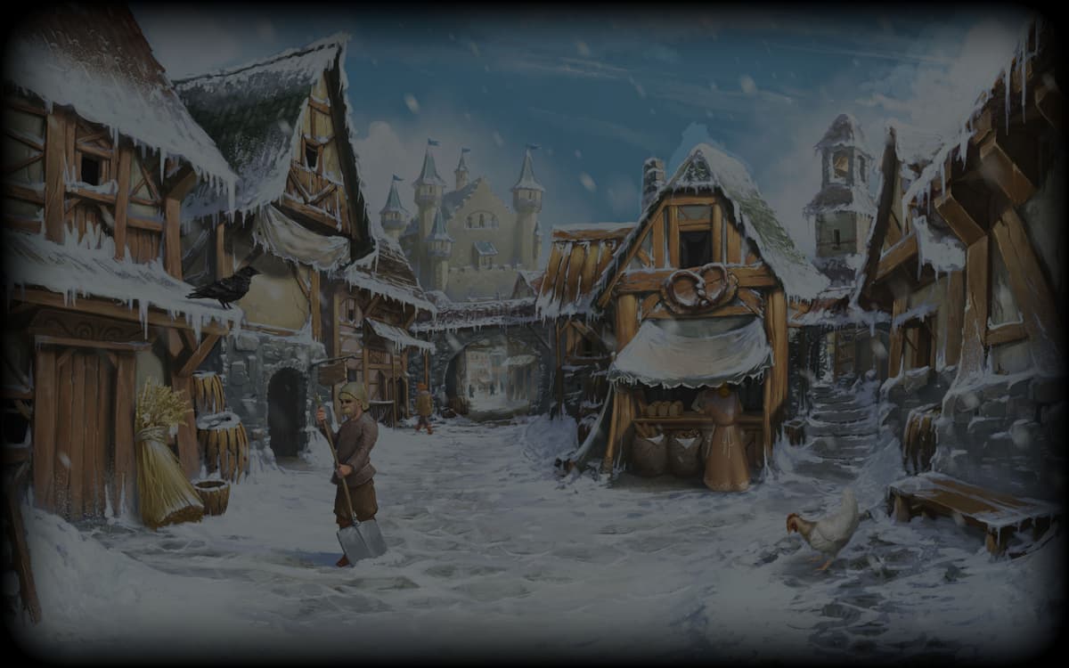 Winter town