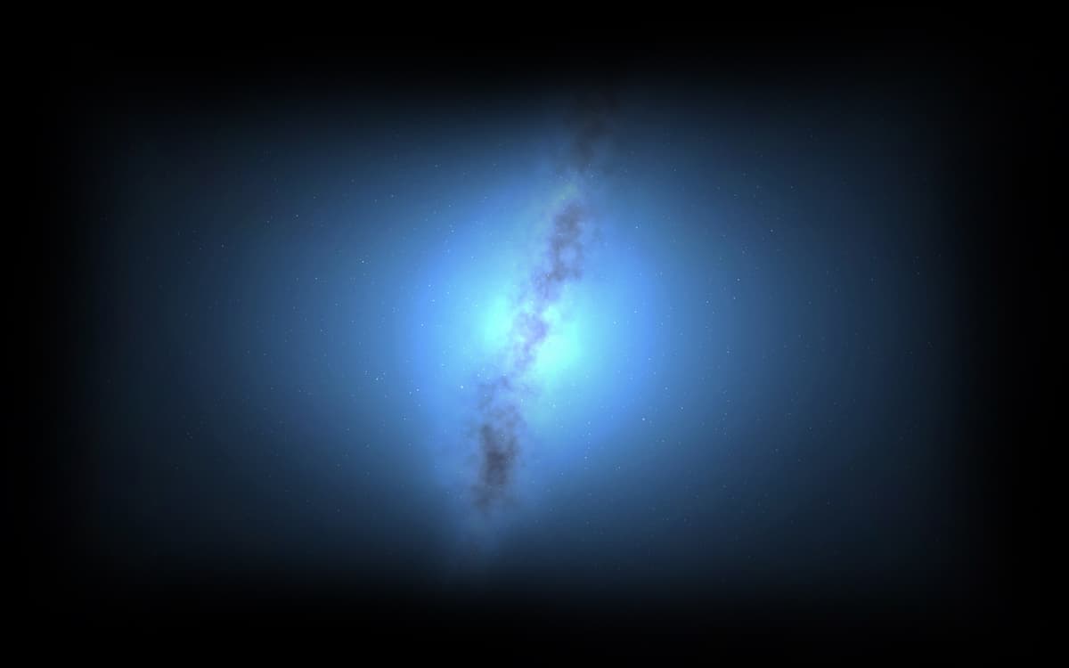Blue nebula